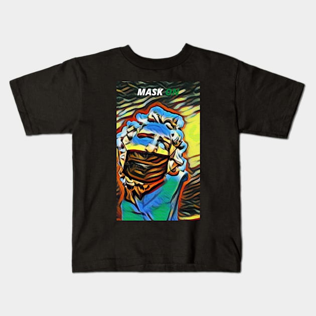 LE MASK. (ART) Kids T-Shirt by Yanzo